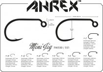 Ahrex® FW550 Mini Jig Barbed