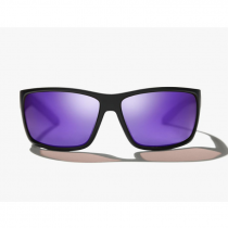 Bajio® Bales Beach Black Matte Polycarbonate - Violet Mirror