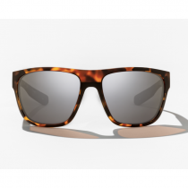 Bajio® Las Rocas Brown Tort Matte - Silver Mirror Glass
