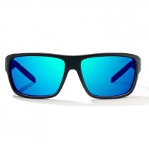 Bajio® Rigolets Black Matte - Blue Mirror Glass