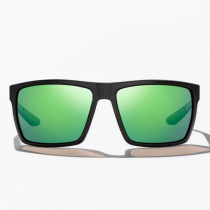 Bajio® Stiltsville Black Matte Polycarbonate - Green Mirror PC