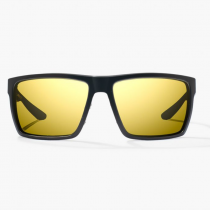 Bajio® Stiltsville Black Matte - Yellow Mirror Glass