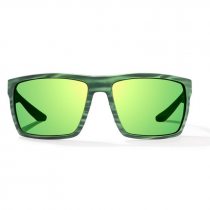 Bajio® Stiltsville Green Stripe Matte Polycarbonate - Green Mirror PC