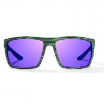 Bajio® Stiltsville Green Stripe Matte Polycarbonate - Violet Mirror PC
