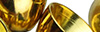 Brass Cone Heads - Gold - 4.5 mm