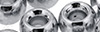 Cabeças de Latão Silver - 1.5 mm