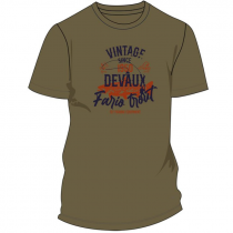 Devaux® Tee Shirt Devaux Vintage - Kaki L