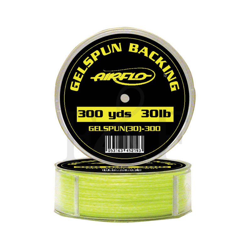 30 lb Gel-Spun Fly Line Backing 600 Yards Bright Yellow