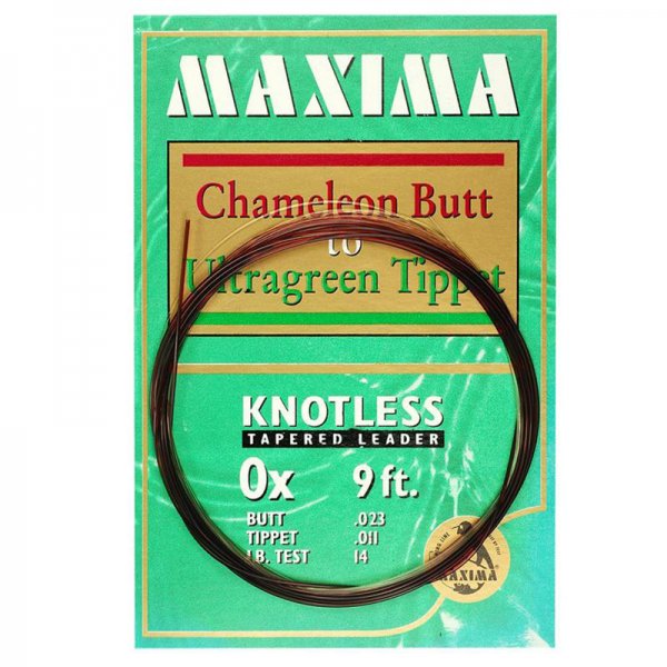 Maxima® Knotless Tapered Leader 9'