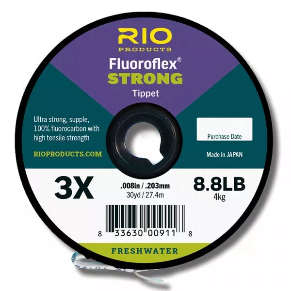 4X-02X 30m and 50m Scierra Fluorocarbon Tippet Material 