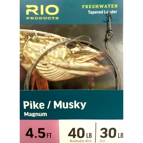 RIO® Pike/Musky Magnum 1,40 m, RIO Leaders - Fly and Flies
