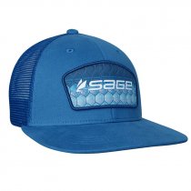 Sage® Patch Trucker Blue Tarpon