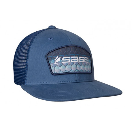 Sage® Patch Trucker Blue