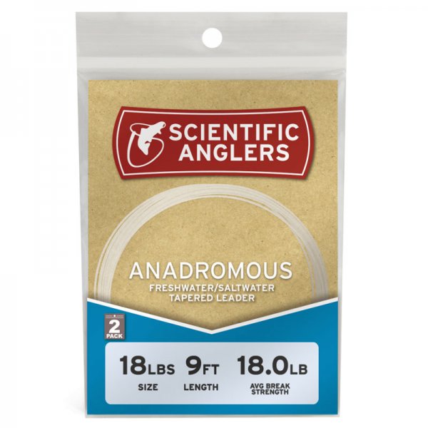 Scientific Anglers® Anandromous Leader - 2 pack