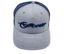 Scott® Navy Blue Mesh Hat with Grey Scott Script