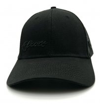 Scott® All Black out Mesh Hat with Black 3d Script