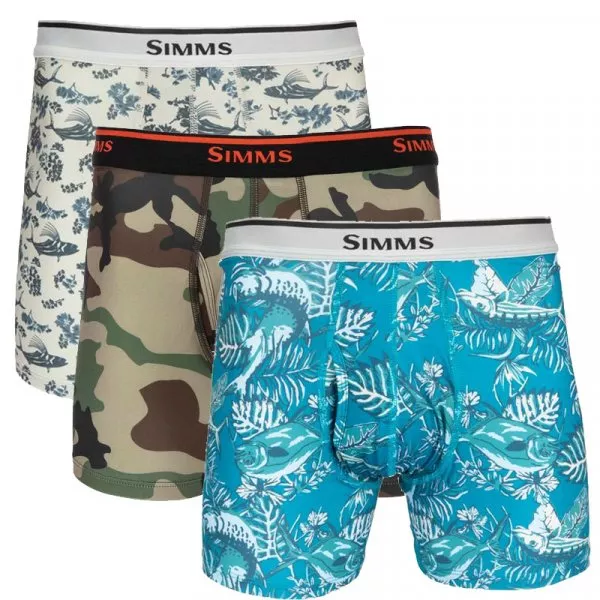 Simms Cooling Boxer Brief, carbon