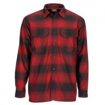 Simms® Coldweather Plaid Shirt - Auburn Red Buffalo - M