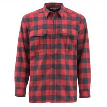 Simms® ColdWeather Plaid Shirt - Red Buffalo - M 