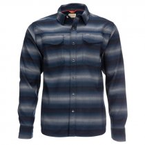 Simms® Gallatin Flannel Shirt - Atlantis Stripe - M