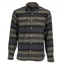 Simms® Gallatin Flannel Shirt - Carbon Stripe - S