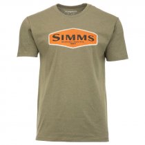 Simms® Logo Frame T-Shirt - Military Heather - 3XL