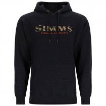 Simms® Logo Hoody - Charcoal Heather - 3XL