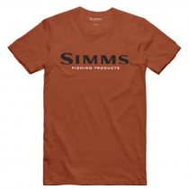 Simms® Logo T-Shirt - Adobe Heather - L
