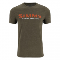 Simms® Logo T-Shirt - Loden Heather 3XL