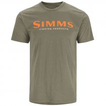 Simms® Logo T-Shirt - Military Heathe - 3XL
