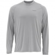 Simms® Solarflex Crewneck Shirt - Prints - Sterling - L