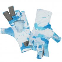 Simms® Solarflex Sun Glove - Cloud Camo Blue - XS 