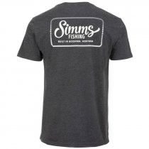 Simms® Two Tone Pocket T-Shirt - Charcoal Heather - L