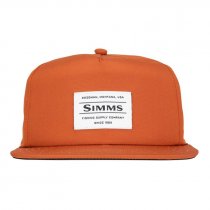 Simms® Unstructured Flat Brim Cap - Orange