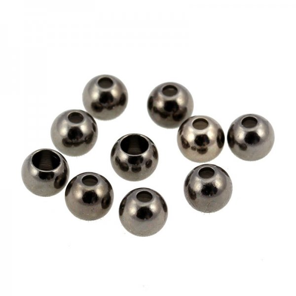 600 Black Tungsten Fly Tying Beads Assorted Sizes B