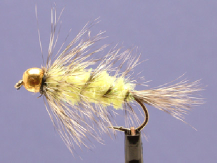 Wollyworm Chartreuse/Grizzly
